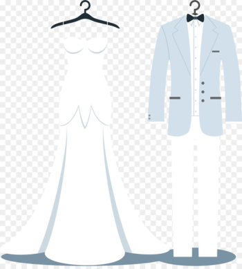 Tuxedo Wedding dress Suit - Wedding dress vector Tuxedo Wedding dress Suit - Wedding dress vector