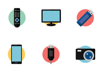 TV Remote Technology Icon TV Remote Technology Icon