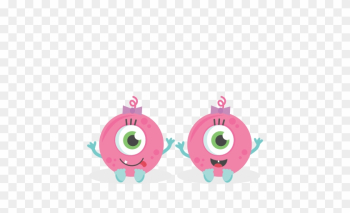 Twin Baby Girl Monsters Svg Scrapbook Cut File Cute - Cute Baby Girl Monsters