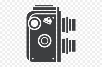 Twin Lens Camera Grey Icon Transparent Png - Camera