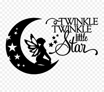 Twinkle Twinkle Little Star Black png download - 800*800 - Free ...