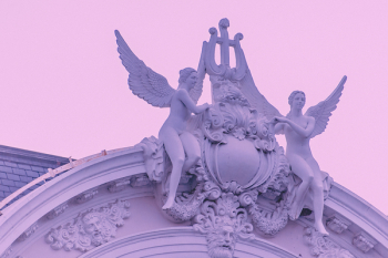 Two Angels Ornate Arch Two Angels Ornate Arch