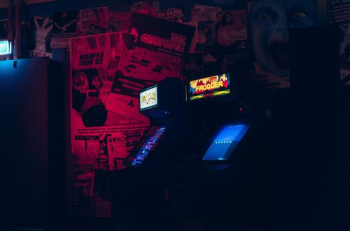 two arcade cabinets two arcade cabinets