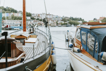 Two Boat Docked Two Boat Docked