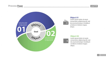 Two Circle Options Slide Template Two Circle Options Slide Template