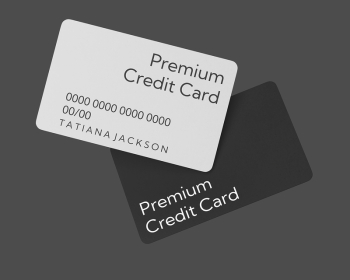 Two credit cards mockup, black | Free PSD Mockup - rawpixel