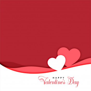 Two hearts in papercut style valentines day greeting Two hearts in papercut style valentines day greeting