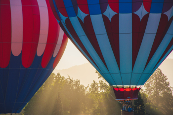 Two Hot Air Balloons Two Hot Air Balloons