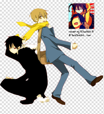 Two male anime character transparent background PNG clipart Two male anime character transparent background PNG clipart