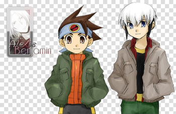 Two male anime characters transparent background PNG clipart Two male anime characters transparent background PNG clipart