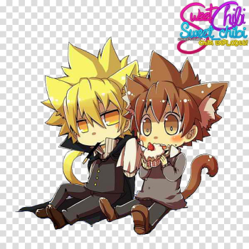 Two male anime characters transparent background PNG clipart Two male anime characters transparent background PNG clipart