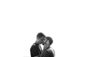 Two Man Kissing Two Man Kissing