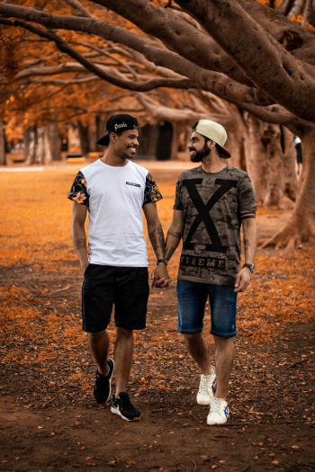 Two Men Holding Hands Two Men Holding Hands