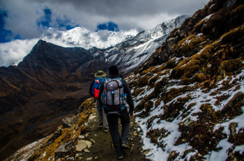 Two Mountaineers in Mountain Two Mountaineers in Mountain