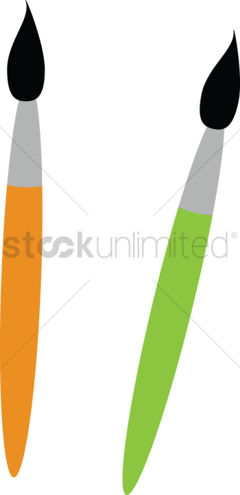 Two paint brushes Two paint brushes