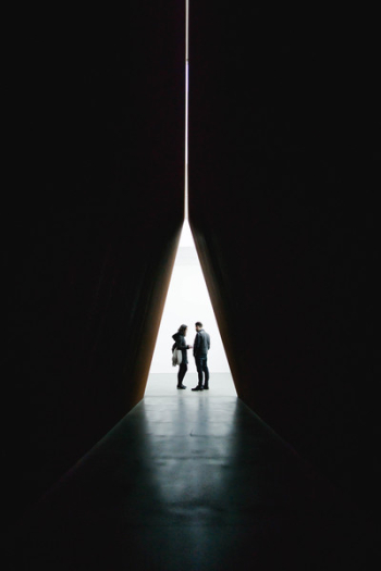 Two People Standing Two People Standing