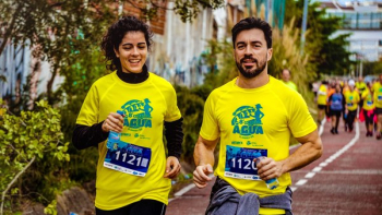Two Person Running Two Person Running