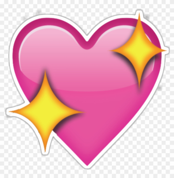 Two Pink Hearts Emoji Png Transparent - Love Heart Emoji Png