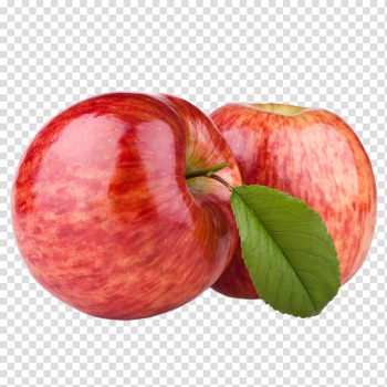 Two red apple fruits, Juice Apple Fruit Food Fuji, Red Apple transparent background PNG clipart