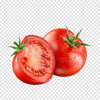 Two red tomatoes, Cherry tomato Tomato seed oil Blue tomato Vegetable, tomato transparent background PNG clipart