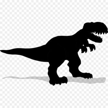 Tyrannosaurus Velociraptor Silhouette - Tyrannosaurus Velociraptor Silhouette -
