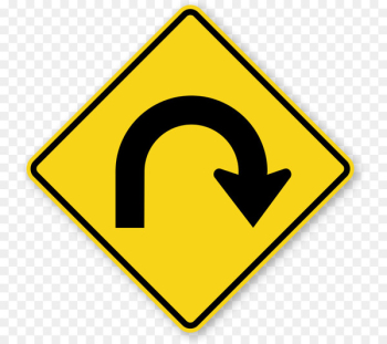 U-turn Traffic sign Warning sign Clip art - road 