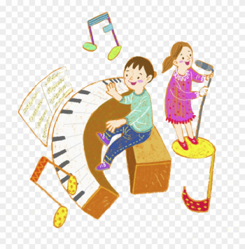 U5f69u8272u92fcu7434 Kid Piano - Music Baby Transparent U5f69u8272u92fcu7434 Kid Piano - Music Baby Transparent