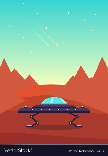 Ufo vector image Ufo vector image
