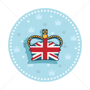Uk royal crown sticker