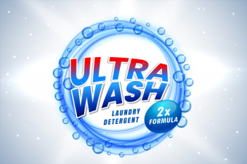Ultra wash detergent packaging template Free Vector Ultra wash detergent packaging template Free Vector