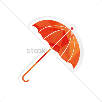 Umbrella sticker Umbrella sticker