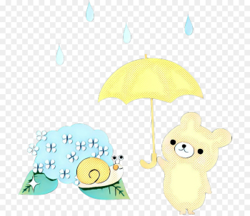 Umbrella, Stuffed Animals Cuddly Toys, Toy, Yellow, Cartoon PNG
