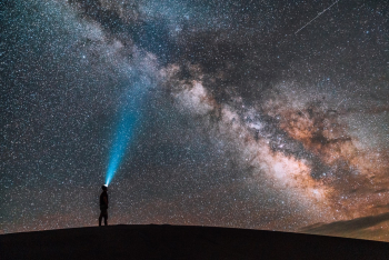 Under the vast night sky, the milky way opened up before us. Under the vast night sky, the milky way opened up before us.