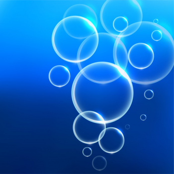 Underwater air bubbles blue background Free Vector Underwater air bubbles blue background Free Vector