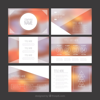Unfocused business presentation Unfocused business presentation