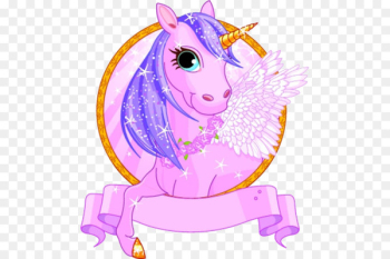 Unicorn Cartoon Fairy tale Illustration - Cartoon horse material 