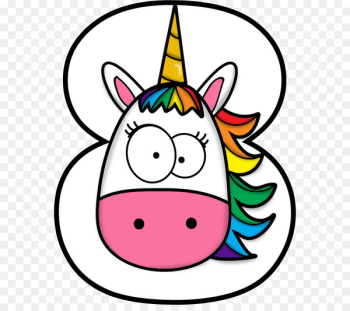 Unicorn Drawing Birthday Number Party - unicorn Unicorn Drawing Birthday Number Party - unicorn