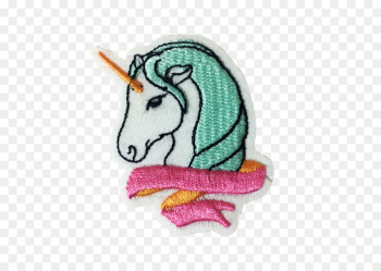 Unicorn Embroidered patch Legendary creature Clothing - unicornio 
