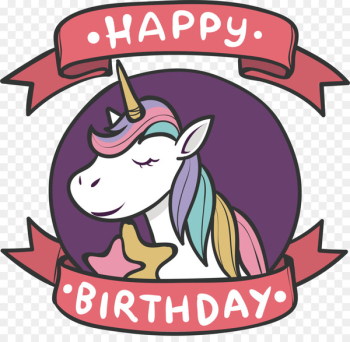 Unicorn Euclidean vector Brazil Flag Birthday - Unicorn birthday card 