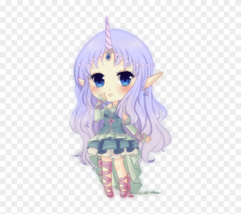 Unicorn Girl By Xichuu - Cute Chibi Unicorn Girl Unicorn Girl By Xichuu - Cute Chibi Unicorn Girl
