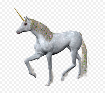 Unicorn horn Sculpture Unicorn horn Poster - Horned horse 