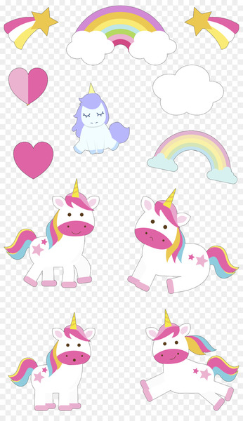 Unicorn Paper Party Clip art - topo 