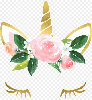 Unicorn Watercolor painting Watercolor: Flowers Image - unicorn 