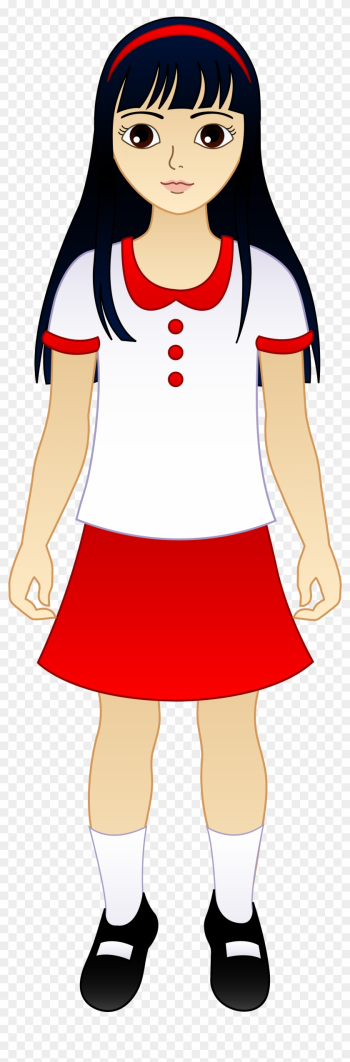 Uniform Clipart Elementary School - Asian Girl Clipart Uniform Clipart Elementary School - Asian Girl Clipart
