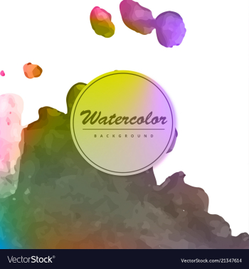 Unique background watercolor textures vector image Unique background watercolor textures vector image
