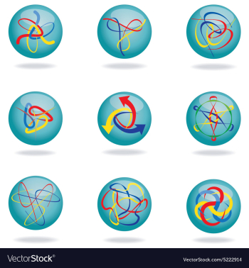 Unique modern graphics design element vector image Unique modern graphics design element vector image
