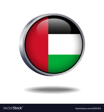 united arab emirates flag button united arab emirates flag button
