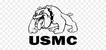 United States Marine Corps Full Body Bulldog Vinyl - St Cloud High School Bulldog