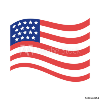 united states of america flag silhouette style united states of america flag silhouette style