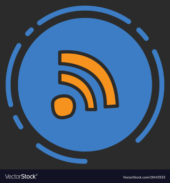 Unusual look wifi signal vector image Unusual look wifi signal vector image